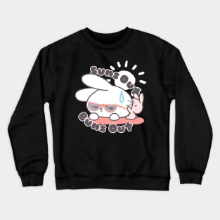 Cute Bunny Suns Out Buns Out | Loppi Tokki Relaxation Crewneck Sweatshirt